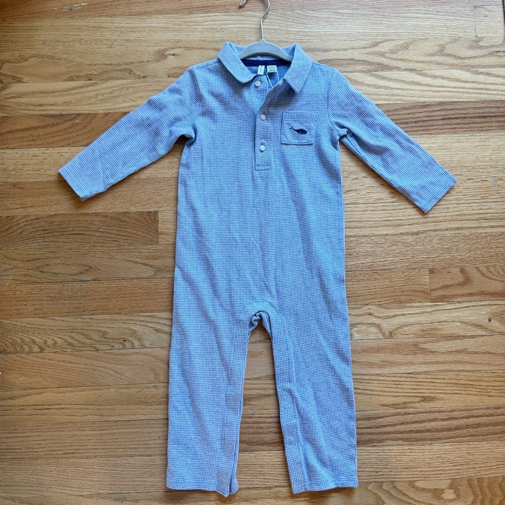 Janie and Jack Blue Onesie NWT 18-24m